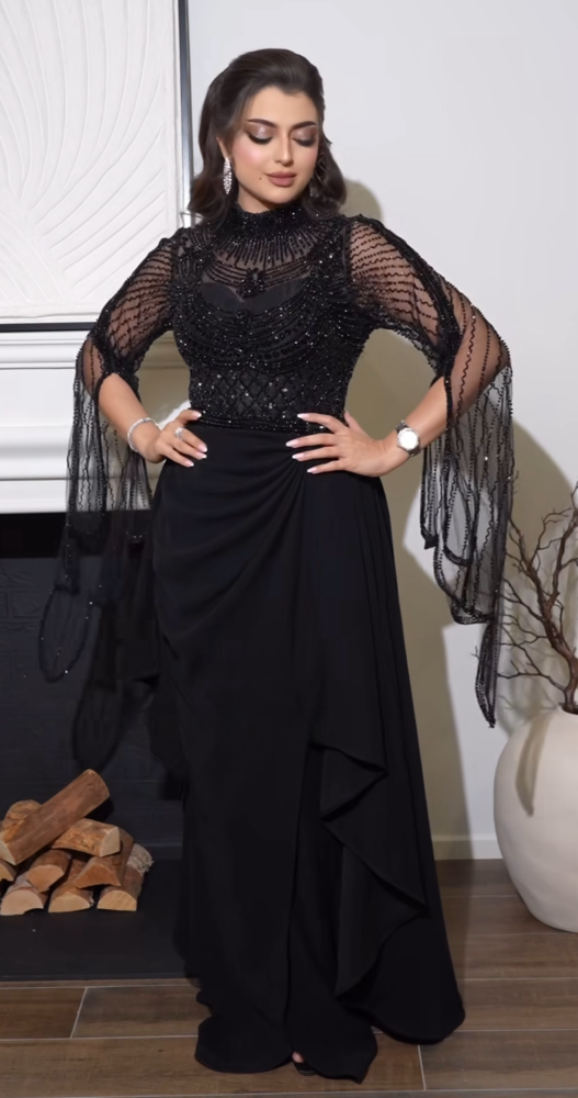 فستان سهره راقي مطرز