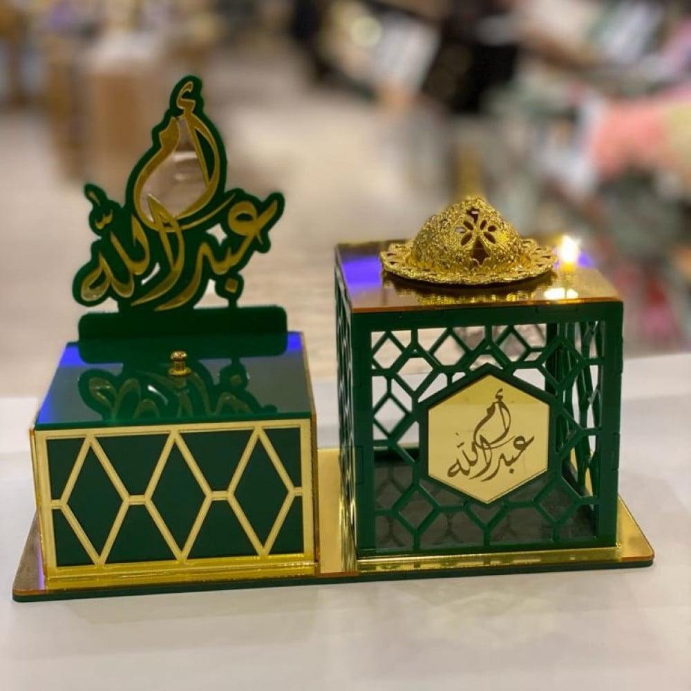 مبخرة طقم مع علبة للعود