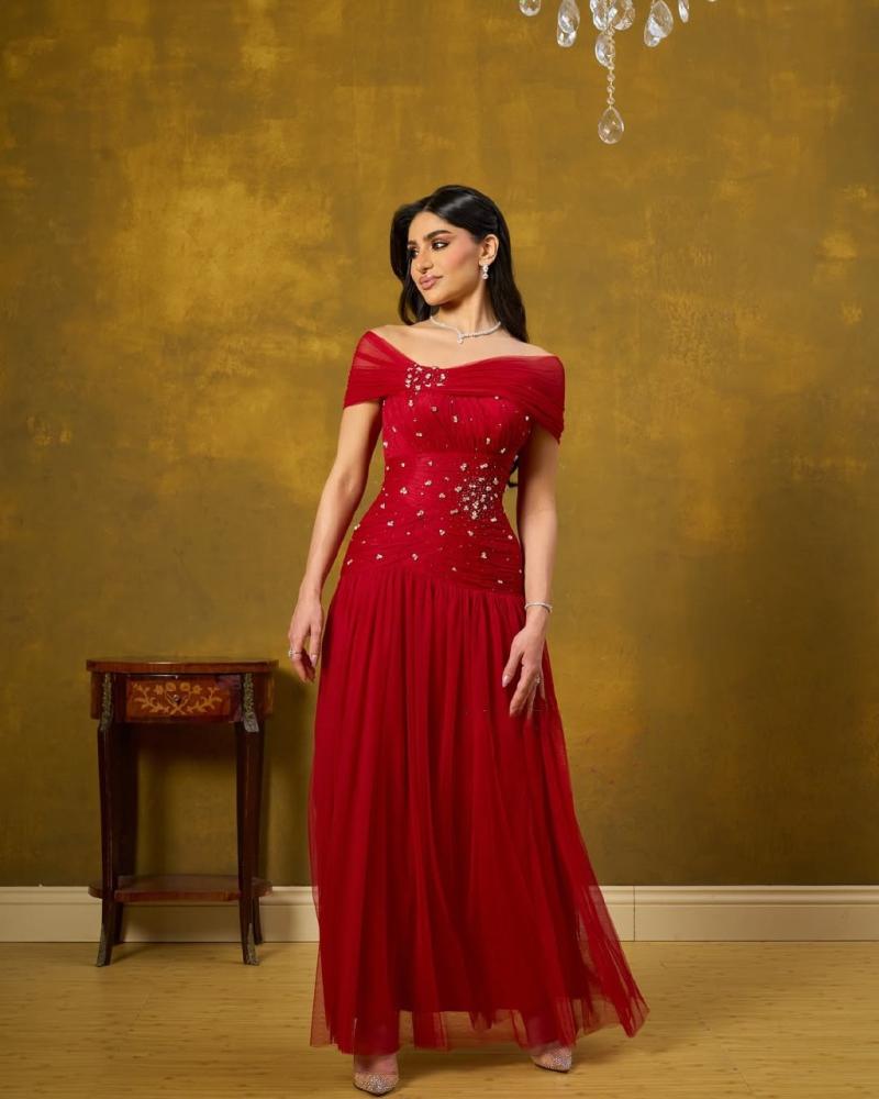 فستان سهرة جذاب