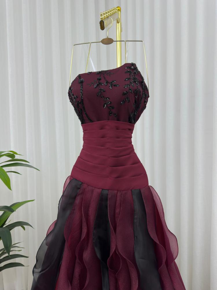 فستان سهرة متدرج فخم