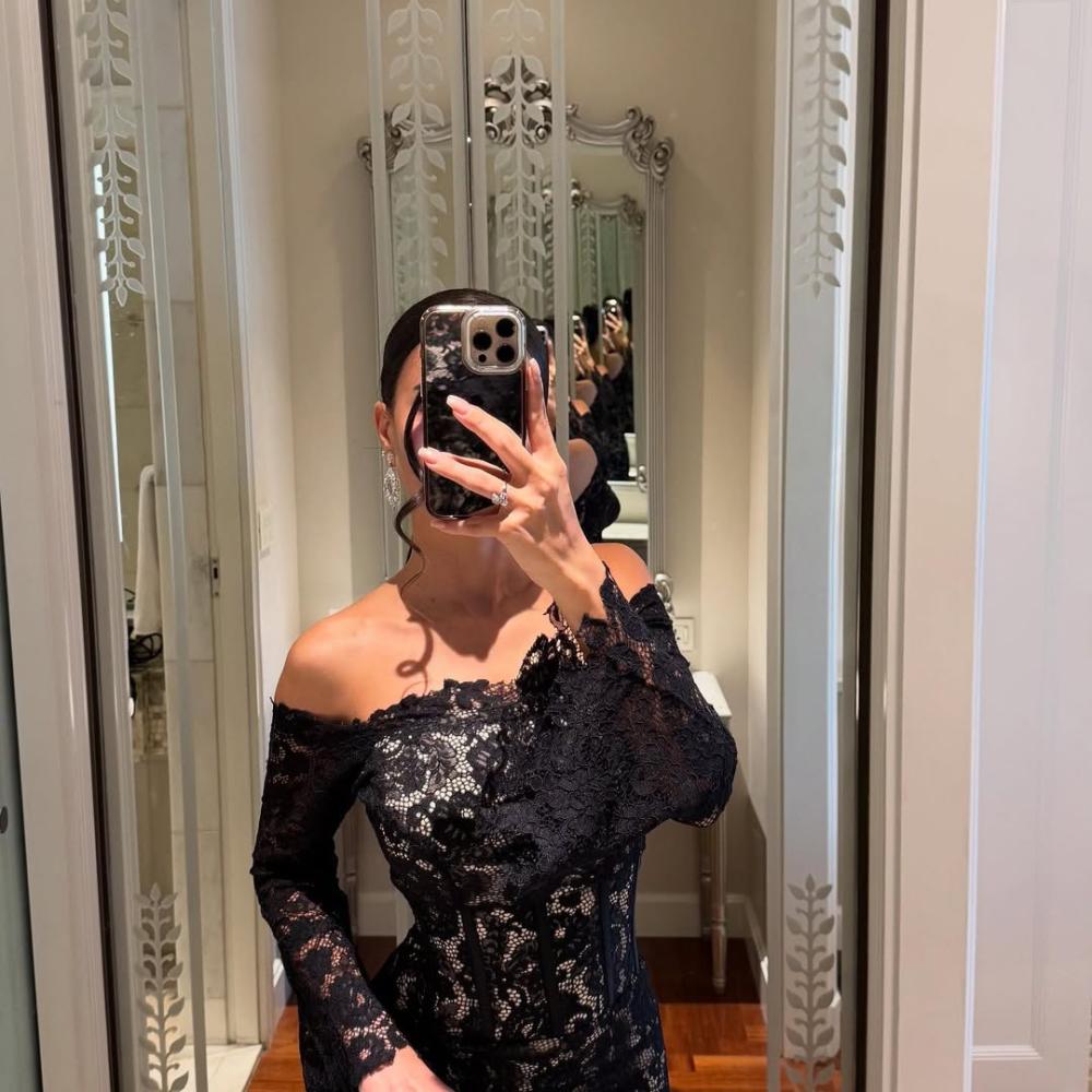 فستان سهرة دانتيل فخم