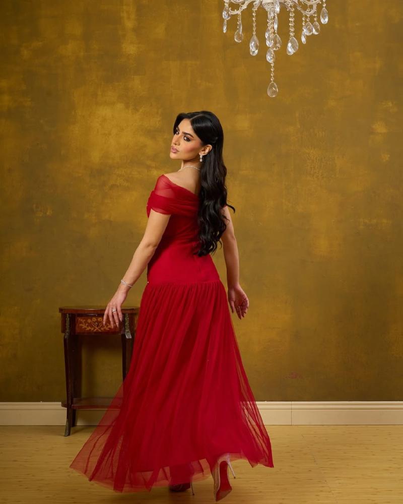 فستان سهرة جذاب