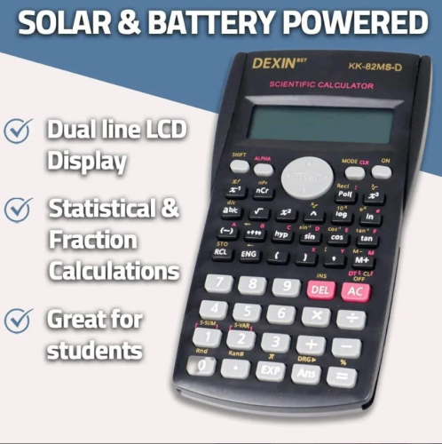 آلة حاسبة KK-82MS-D من DEXIN BST