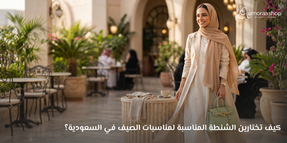 كيف تختارين الشنطة المناسبة لمناسبات الصيف في السعودية؟