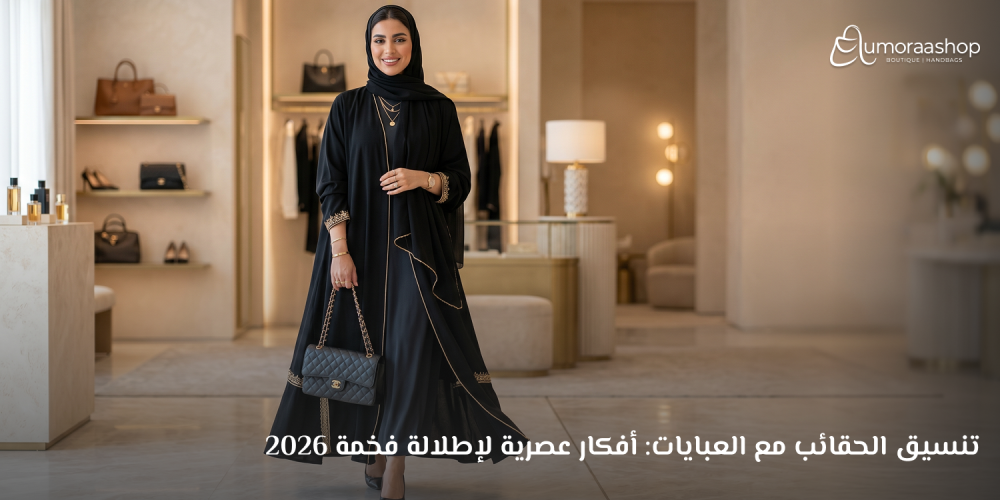 تنسيق الحقائب مع العبايات: أفكار عصرية لإطلالة فخمة 2026