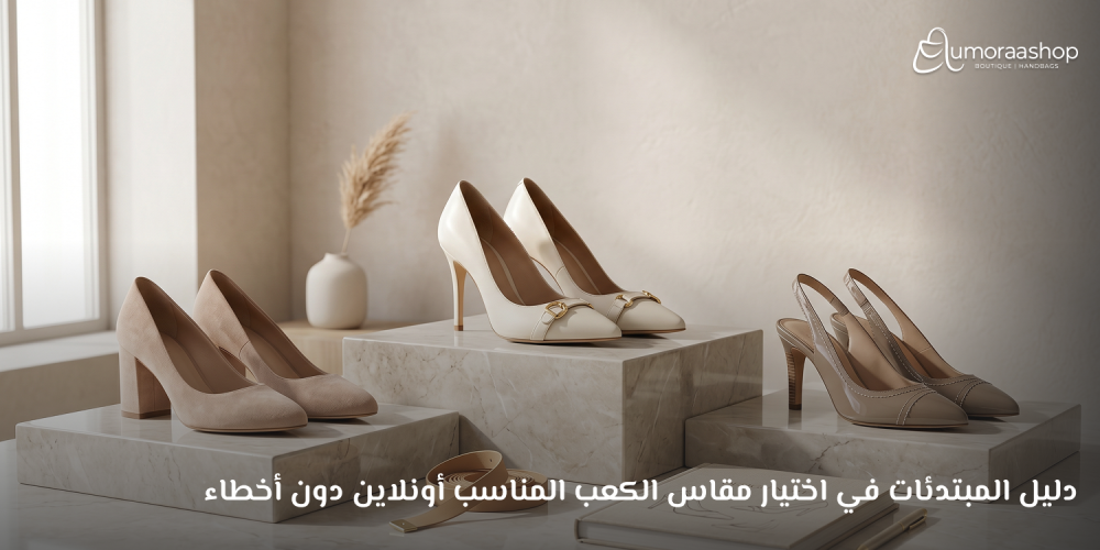دليل المبتدئات في اختيار مقاس الكعب المناسب أونلاين دون أخطاء