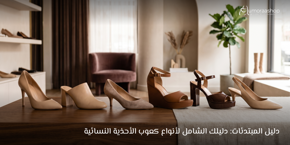 دليل المبتدئات: دليلك الشامل لأنواع كعوب الأحذية النسائية