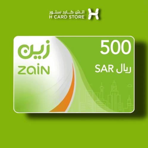 رصيد زين 500 ريال