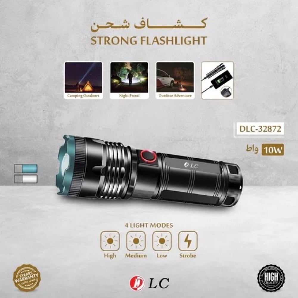 كشاف إضاءة قابل لإعادة الشحن بقوة 10 واط من DLC