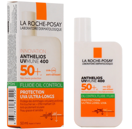 واقي شمس للوجه الدهني والحساس بعامل SPF50+ من لارو...