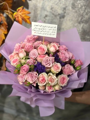 بوكيه ورد ميني روز وردي