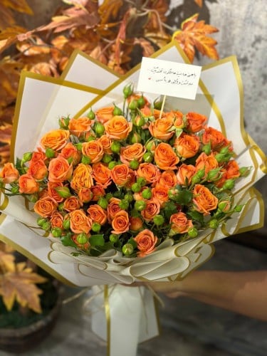 باقة ورد بيبي روز oranges