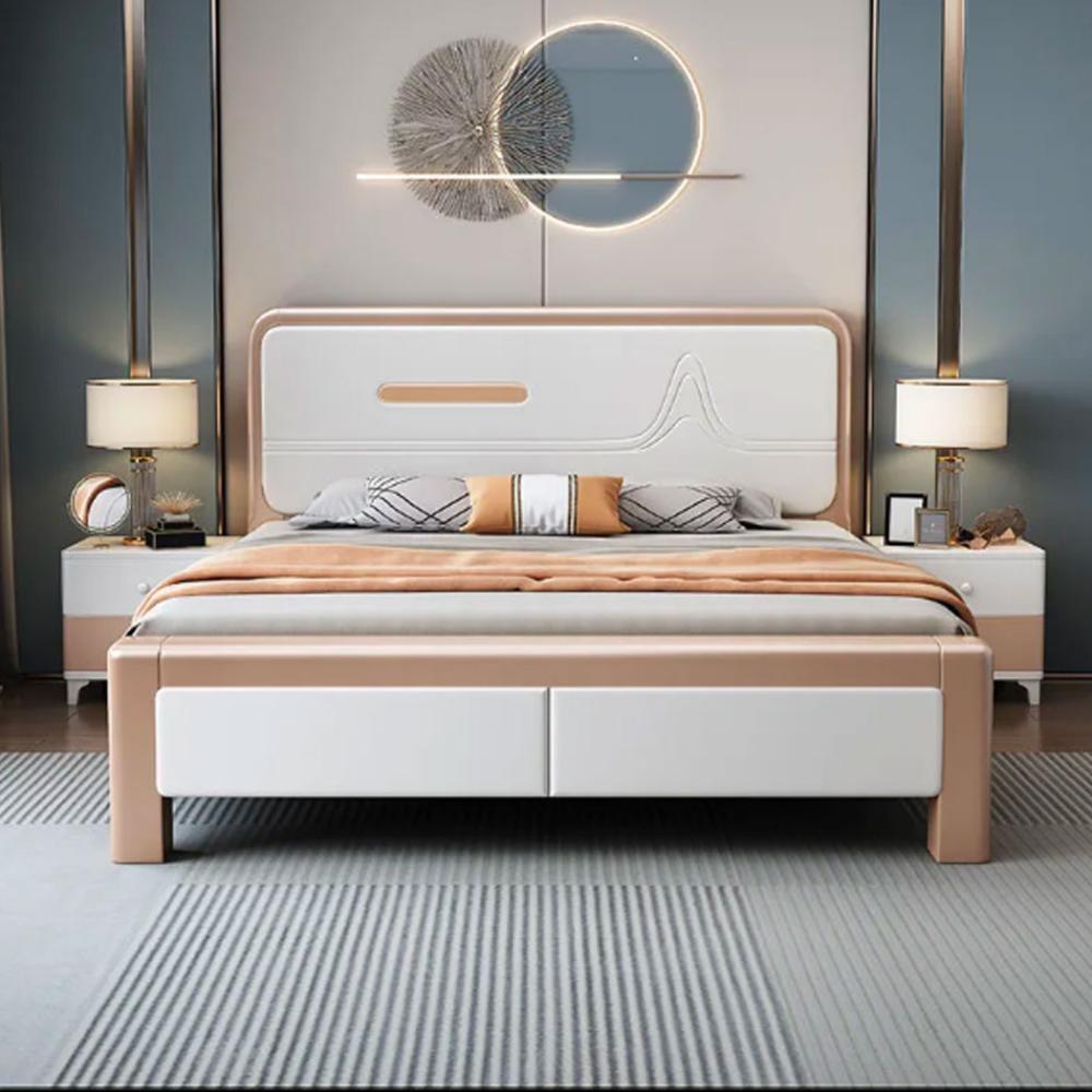 سرير بتصميم مودرن مع ادراج