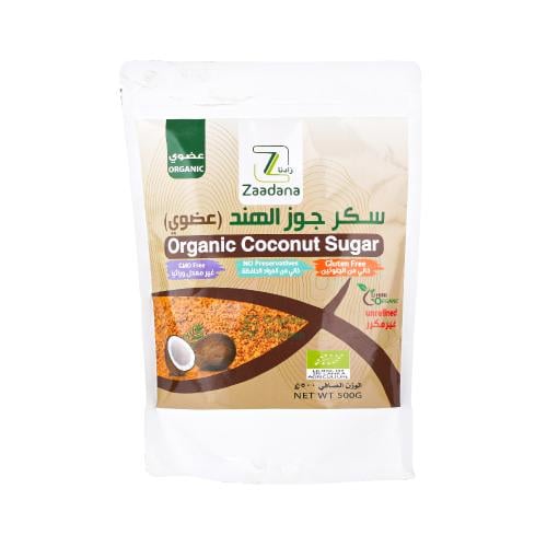 سكر جوز الهند العضوي زادنا 500جم