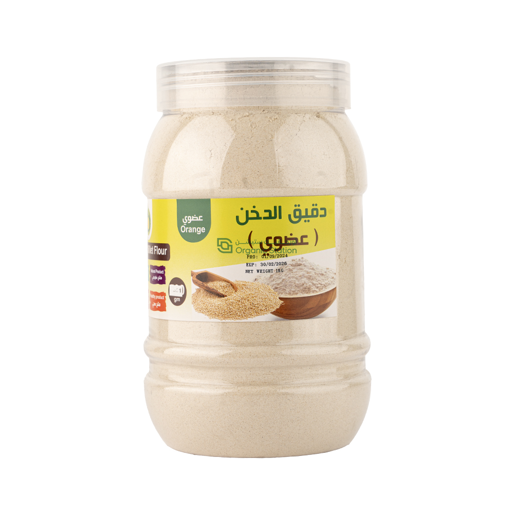 دقيق الدخن العضوي القمم الوطنية 1 كجم