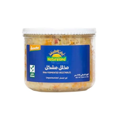 مخلل مشكل عضوي ارض الطبيعة 410 جم