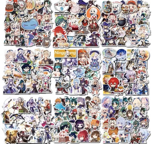 ستيكرات انمي مكس 25 حبة