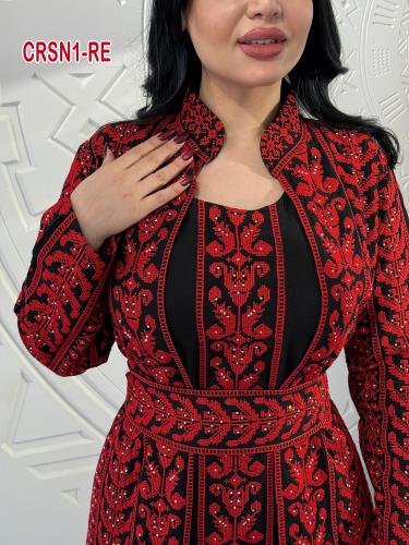 طقم كرب سنابل تطريز فلسطينى