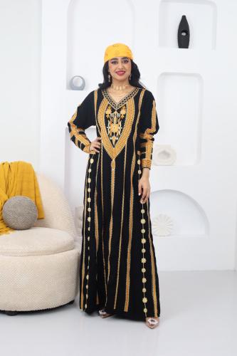 جلابية عسيرى تطريز سبح