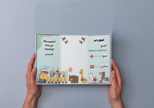مطوية رياضيات الصف الاول - وحدة الجمع