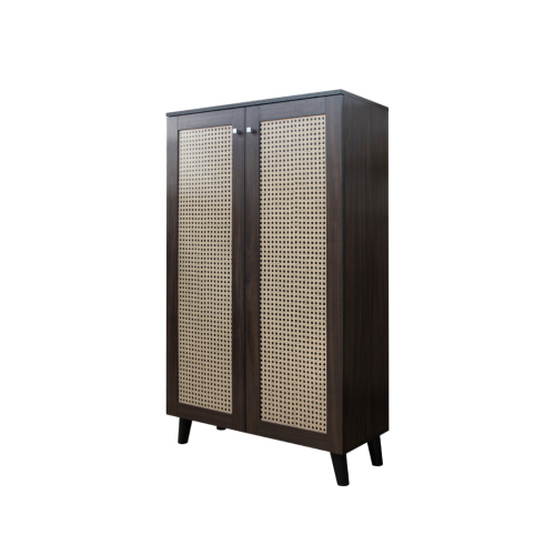 دولاب جزامة خشب ماليزي لون بني بابين SC-818 walnut