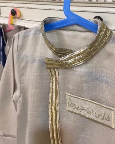 دقلة اطفال قماش لنن