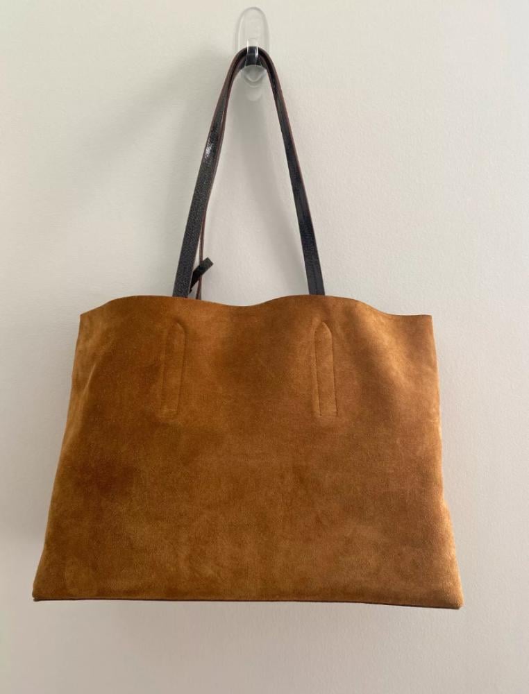 MIU MIU Reversible Tote Crackle Leather