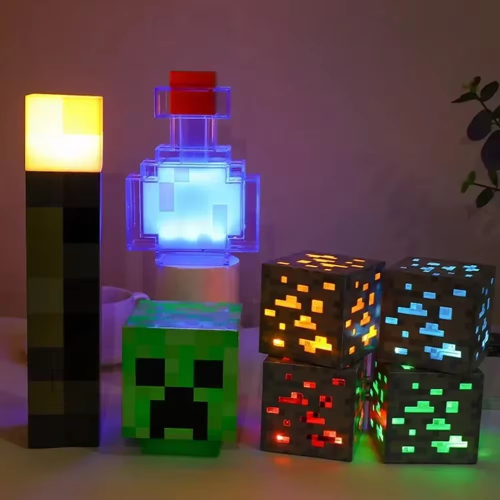 مصباح ماينكرافت ليد - Minecraft mini lamp LED