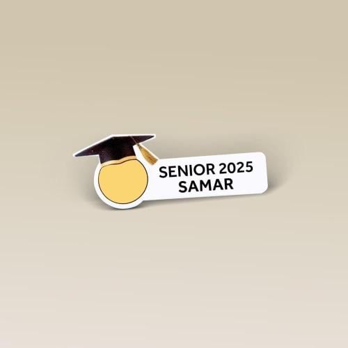 بروش تخرج بالاسم والصورة 2025