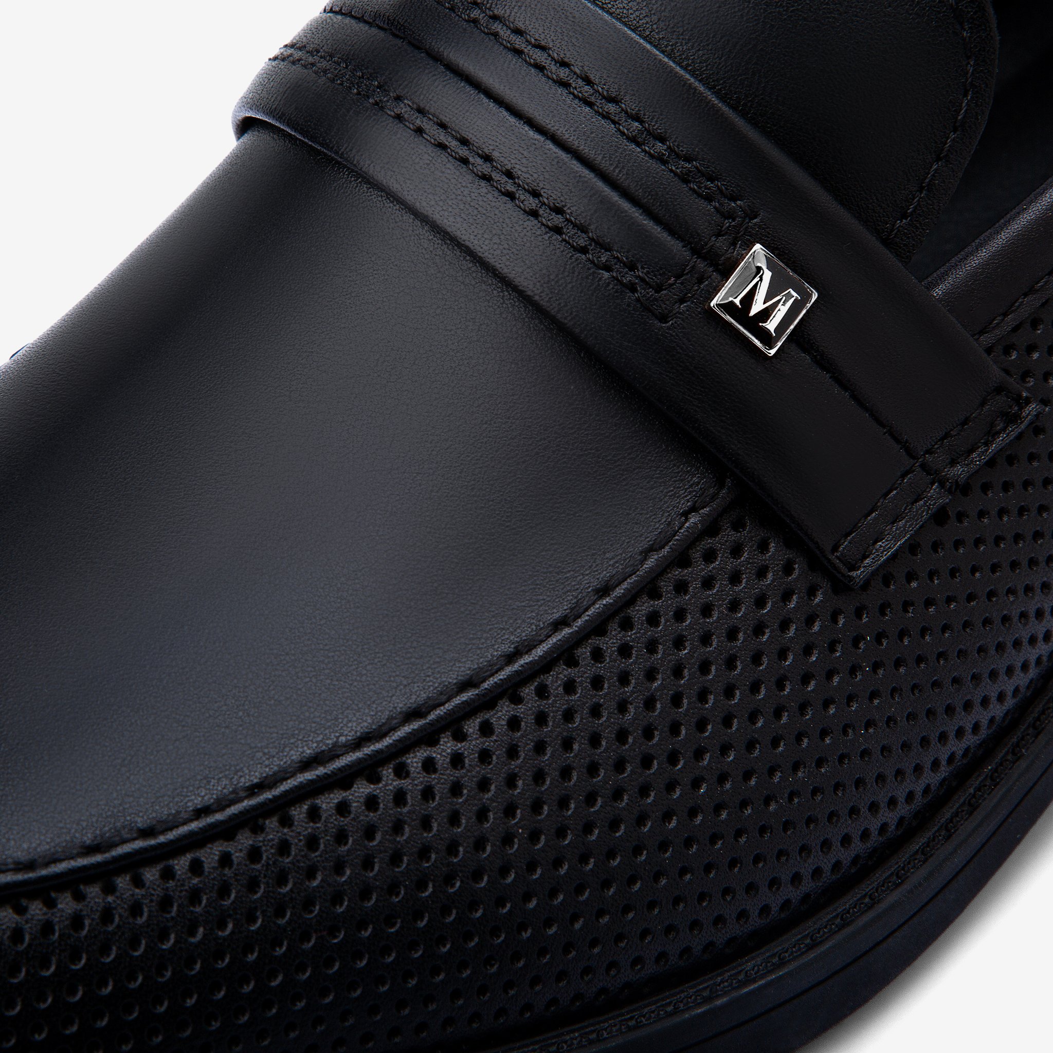 حذاء ماركو رسمي إيطالي رجالي - كلاسيكي أسود