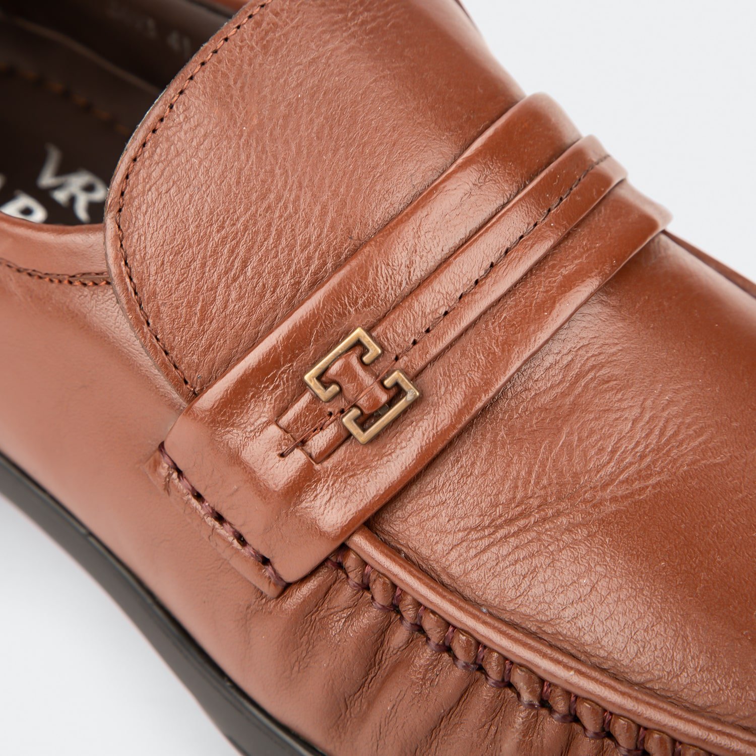 حذاء رسمي جلد بني فاتح من (ماركو) الاسبانية