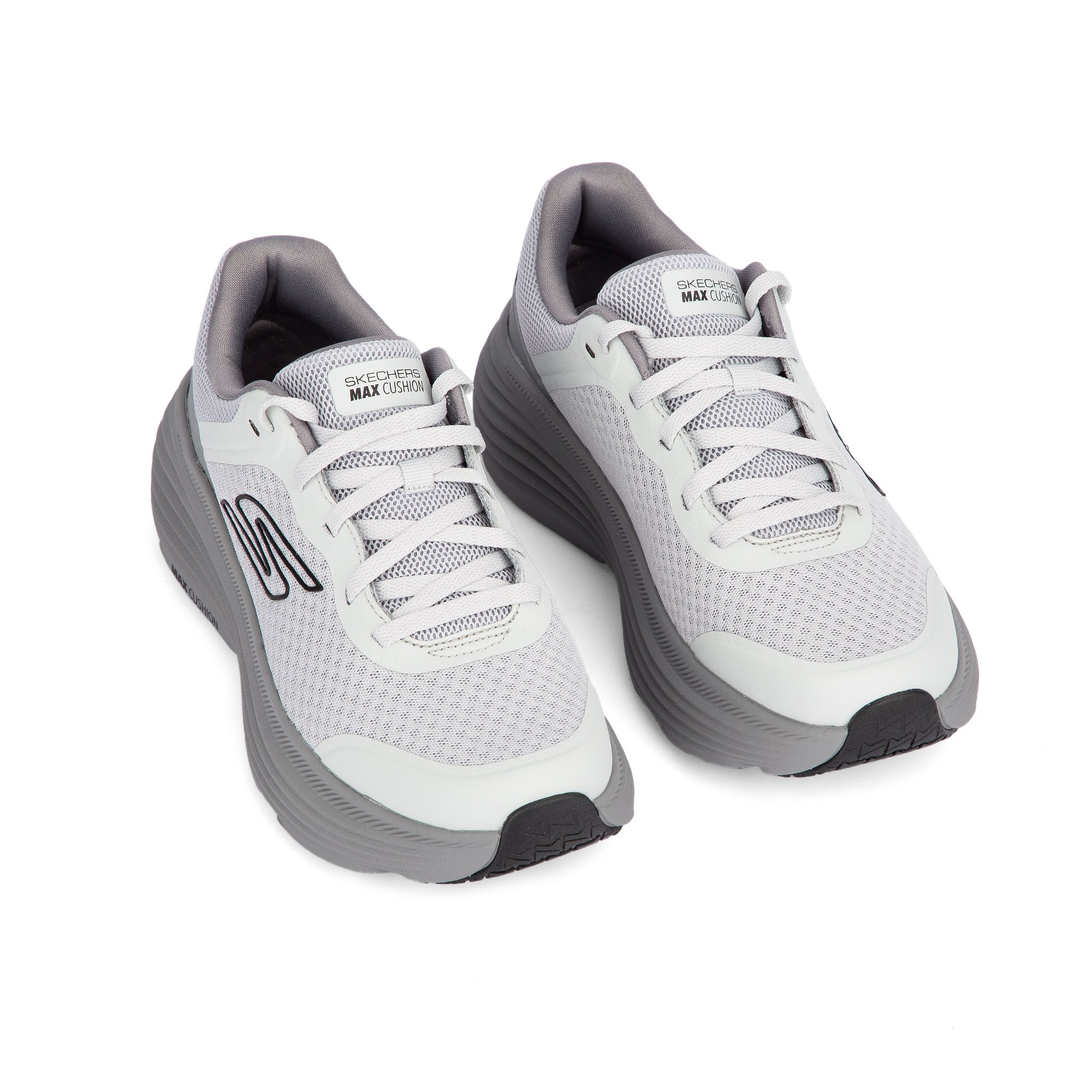 حذاء سكيتشرز رياضي رمادي max cushion