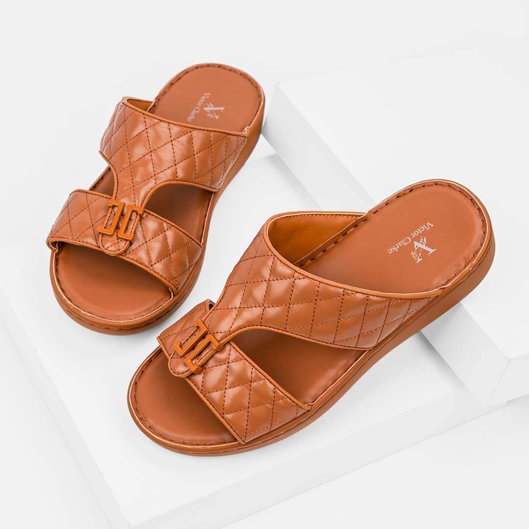 نعال طبي فيكتور كلارك عسلي جذاب