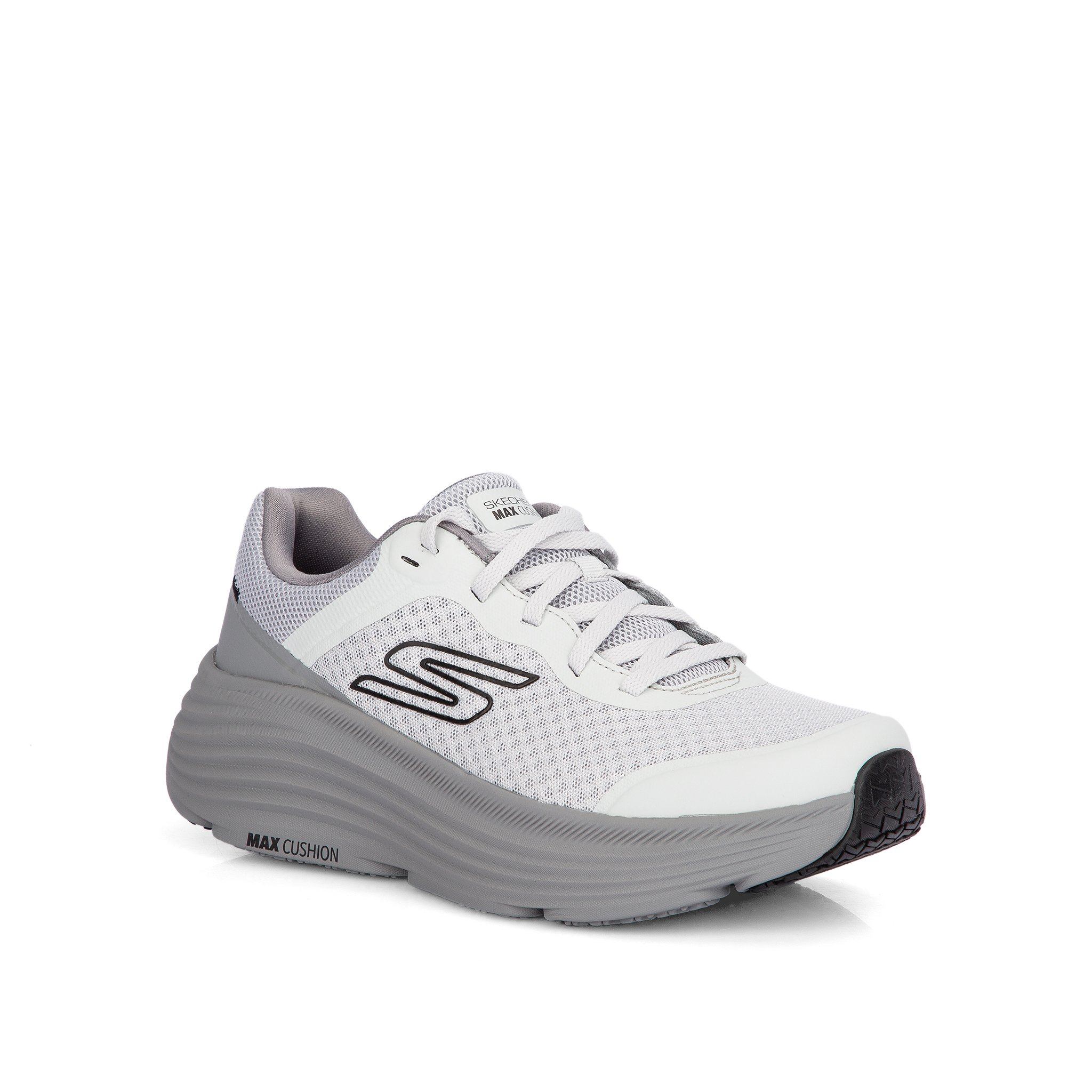 حذاء سكيتشرز رياضي رمادي max cushion