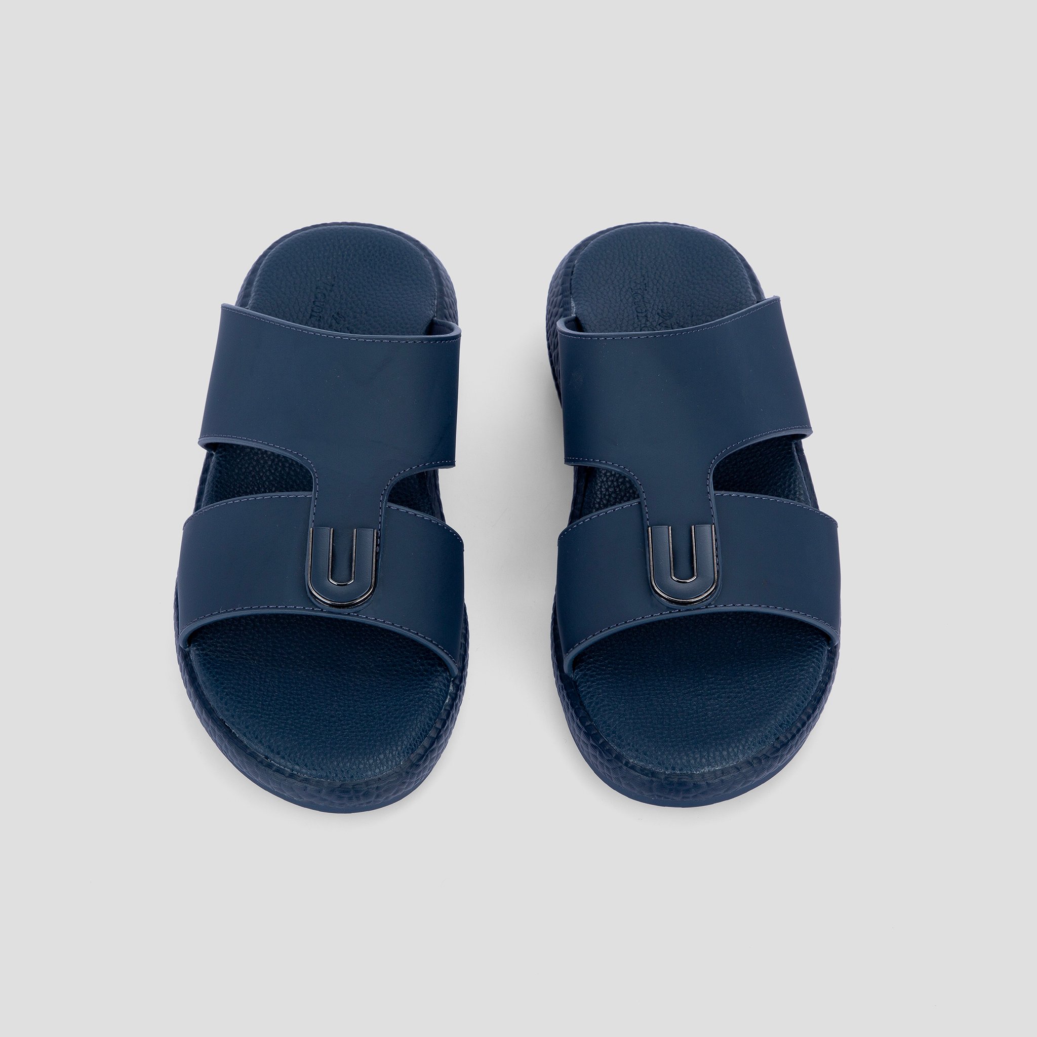 نعال شرقي طبي من الجلد الكحلي ماركة فيكتور كلارك