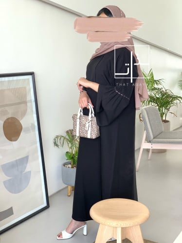 عباية كريب بتطريز #177
