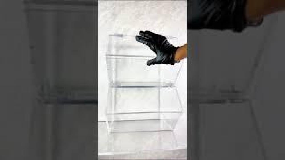 "علبة عرض المكسرات الشفافة 4mm