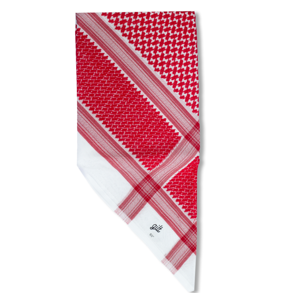 شماغ جيلت احمر رجالي gilt قطن طبيعي