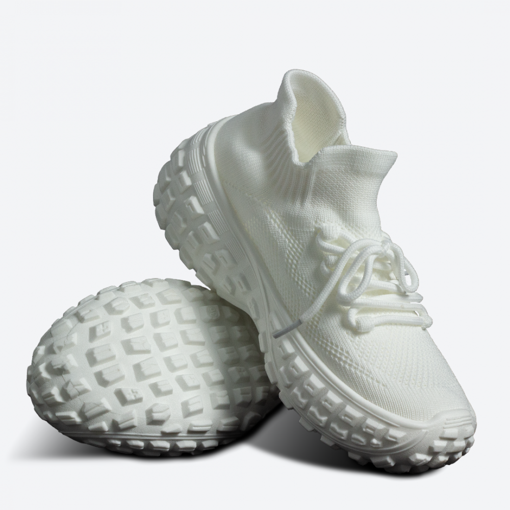 حذاء قماش نسائي ابيض| ماركة ستايلش