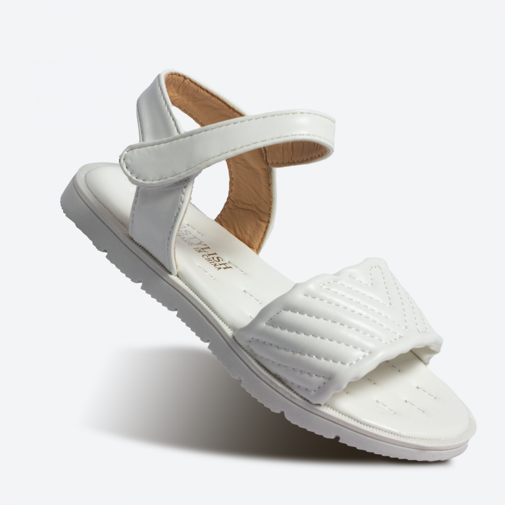 صندل بناتي ابيض ستايلش