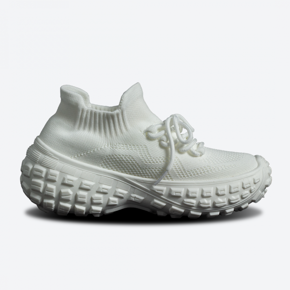 حذاء قماش نسائي ابيض| ماركة ستايلش