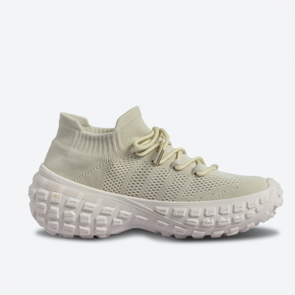 حذاء قماش نسائي بيج | ماركة ستايلش