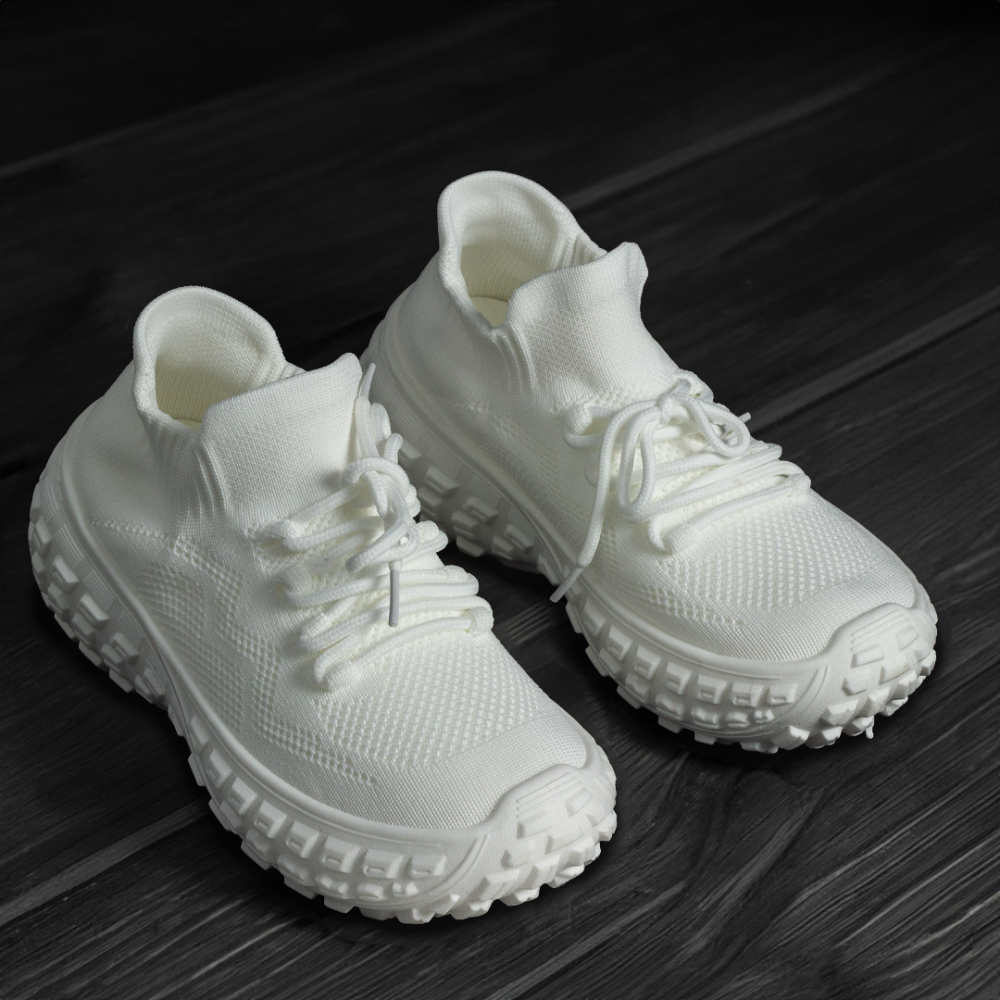 حذاء قماش نسائي ابيض| ماركة ستايلش