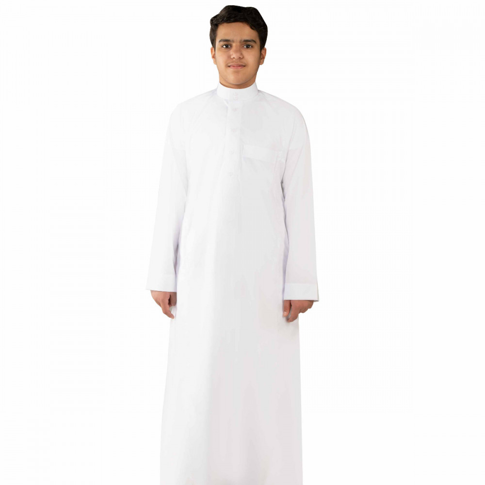 ثوب شبابي-دروش-عرض الصيف-ثوب ابيض-مستلزمات رجالية-اثواب-خصومات
