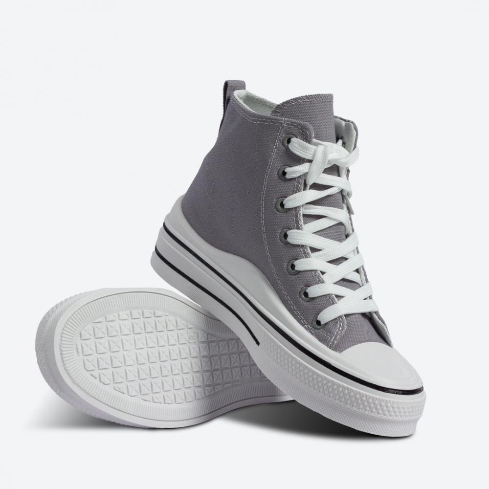 حذاء نسائي رصاصي موديل SLT37751 | ماركة ستايلش