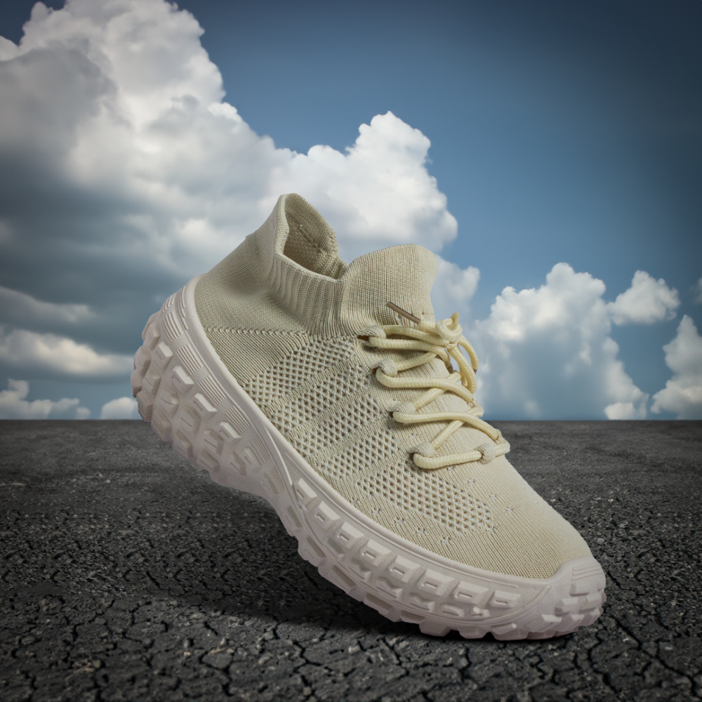 حذاء قماش نسائي بيج | ماركة ستايلش