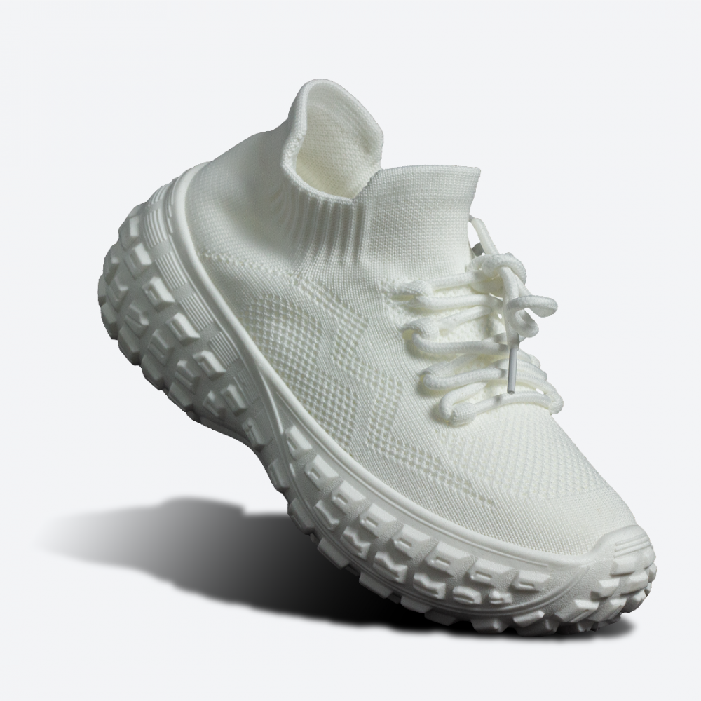 حذاء قماش نسائي ابيض| ماركة ستايلش