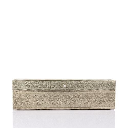 صندوق خشبي  لون نحاسي