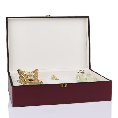 شنطة هدية جلد فاخرة بالوان متعددة