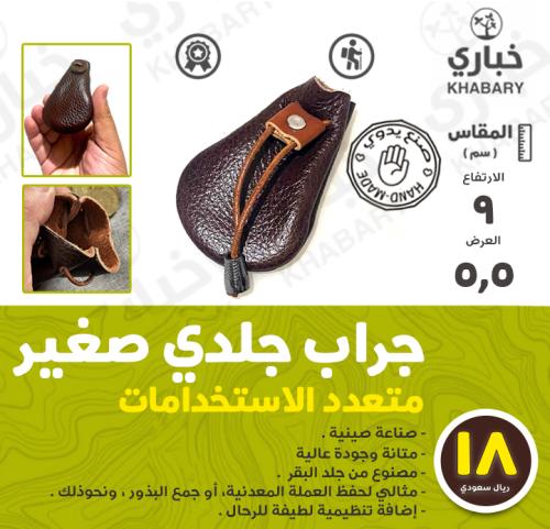 جراب جلدي صغير متعدد الاستخدامات